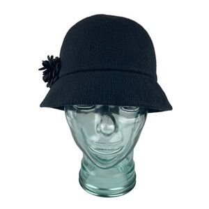 August Hat Company Black Cloche Hat